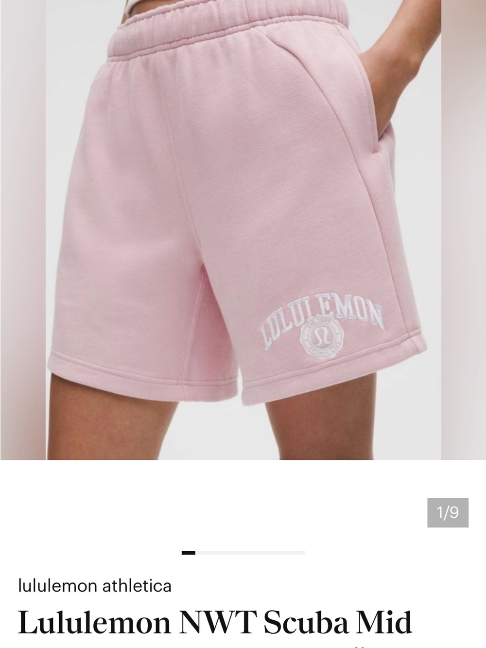 lululemon athletica Pink Scuba Mid-Length Athletic Shorts